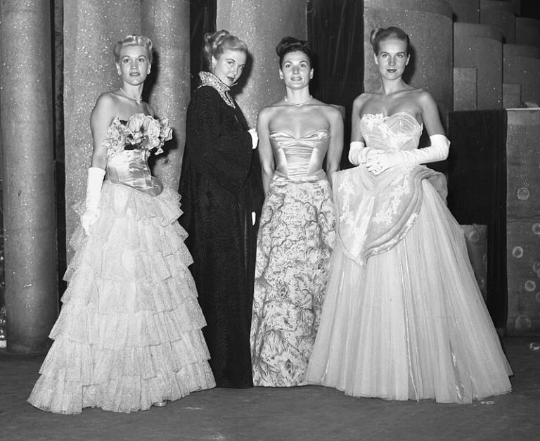 Evening Gowns 1947 768x627 