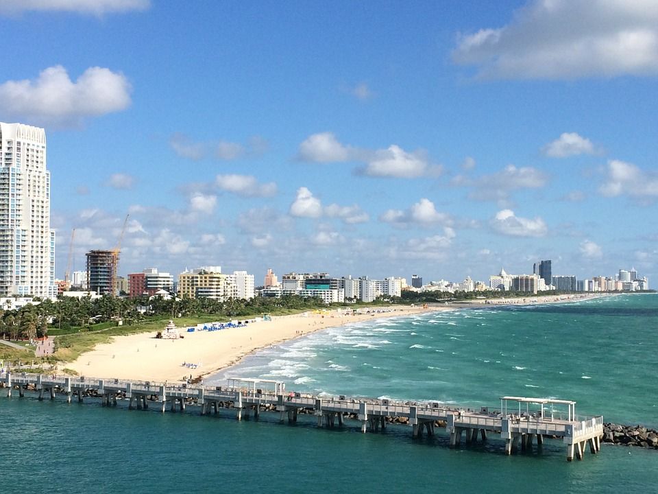 a wonderful view of the Miami Beach