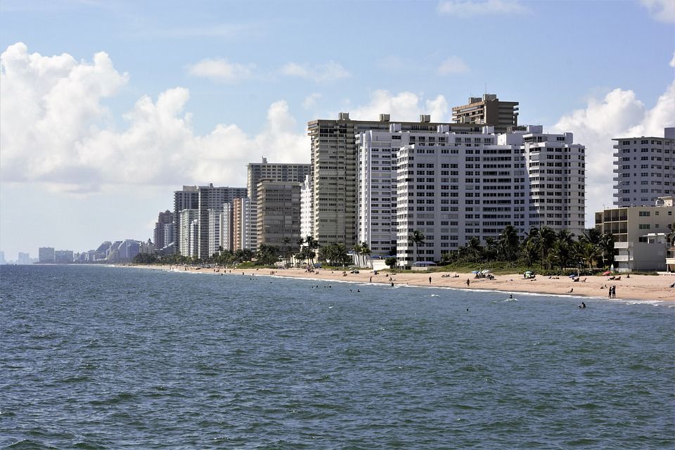 luxury hotels and condos on South Beach, Miami