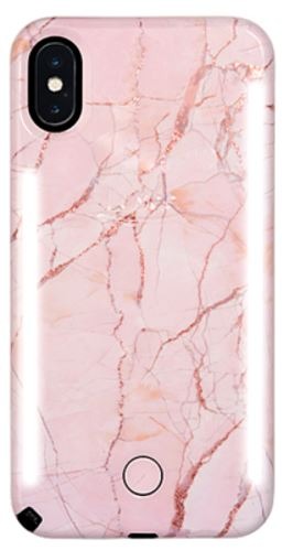 Case-Mate x LuMee Duo Rose Glitter Pink Marble Case