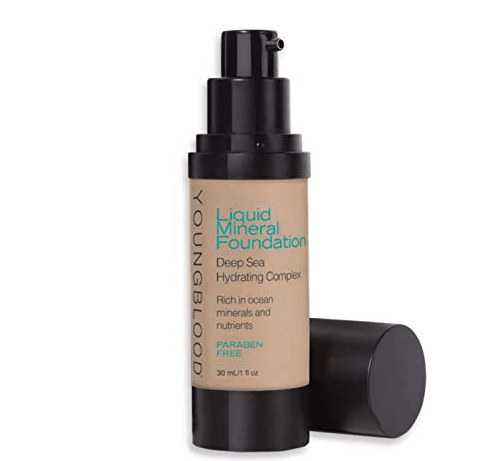 bottle of Youngblood liquid mineral foundation