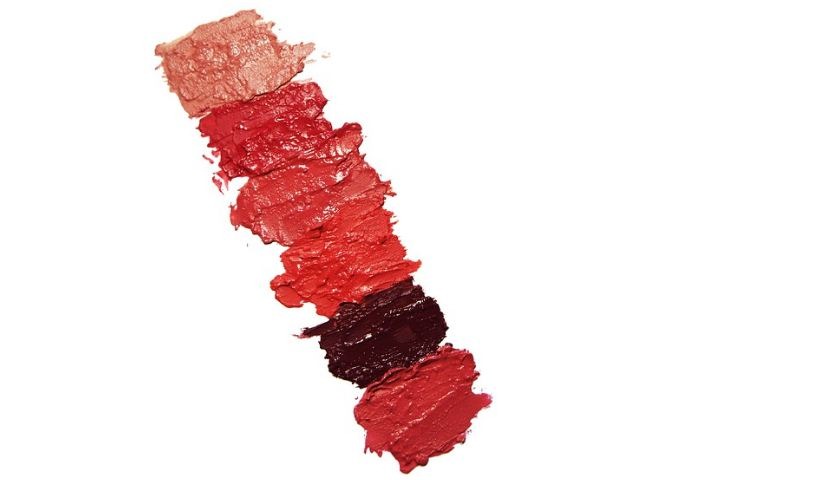 different shades of lipsticks. 