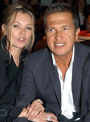Kate Moss with Mario Testino in 2007