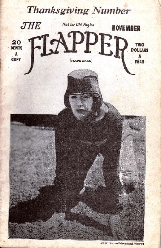 Billie Dove on "Not for Old Fogies" The Flapper November 1922 cover